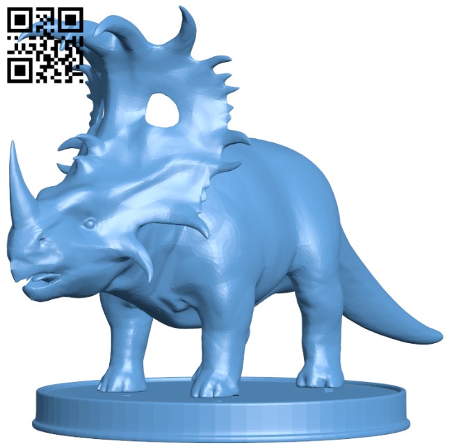 Triceratops - Dinosaur H009387 file stl free download 3D Model for CNC and 3d printer