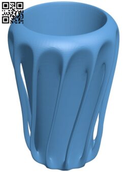 Twisted cup H009210 file stl free download 3D Model for CNC and 3d printer