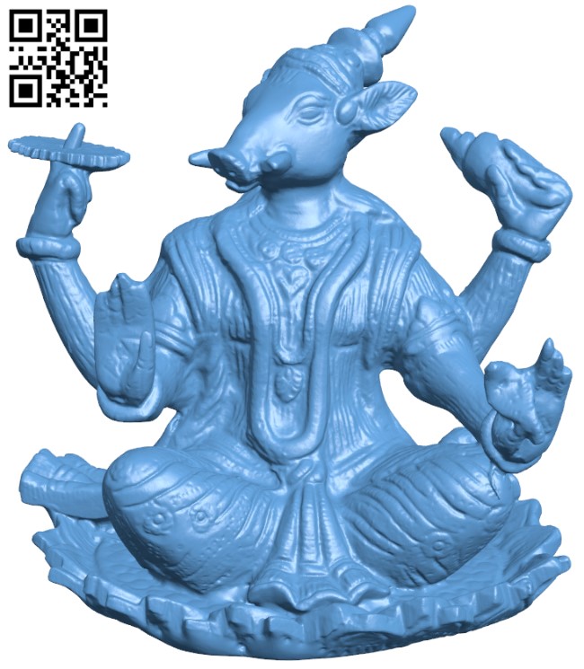 Varaha The Boar H009391 file stl free download 3D Model for CNC and 3d printer