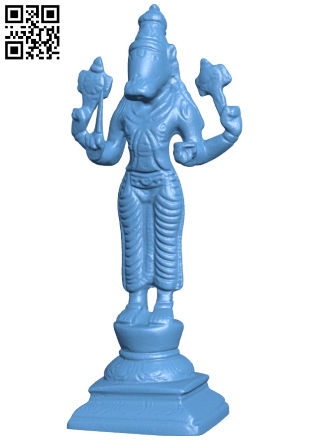 Varaha - Third Avatar of Vishnu H009390 file stl free download 3D Model for CNC and 3d printer
