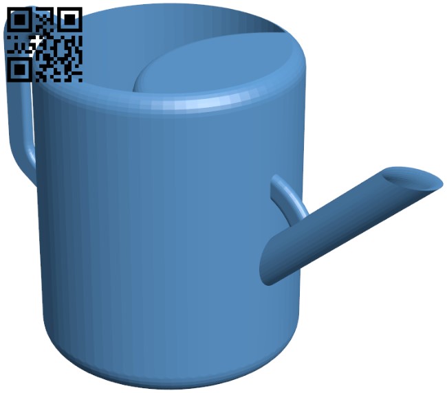 Watering can H009238 file stl free download 3D Model for CNC and 3d printer