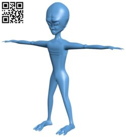 Alien creature H009664 file stl free download 3D Model for CNC and 3d printer