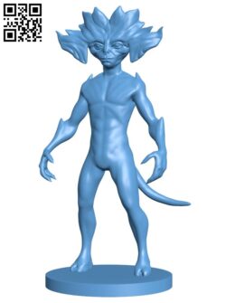 Alien demon H009666 file stl free download 3D Model for CNC and 3d printer