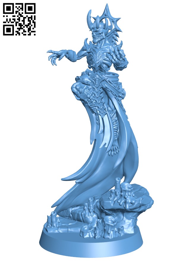 Ancient Lich H009501 file stl free download 3D Model for CNC and 3d printer