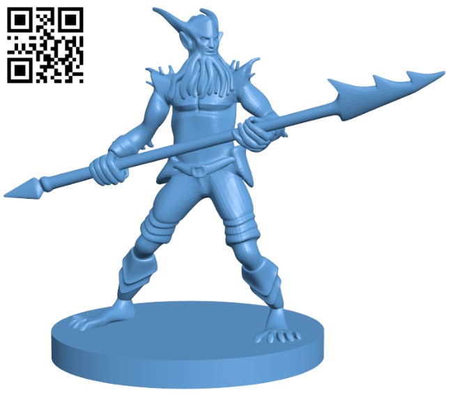 Bearded devil H009674 file stl free download 3D Model for CNC and 3d printer