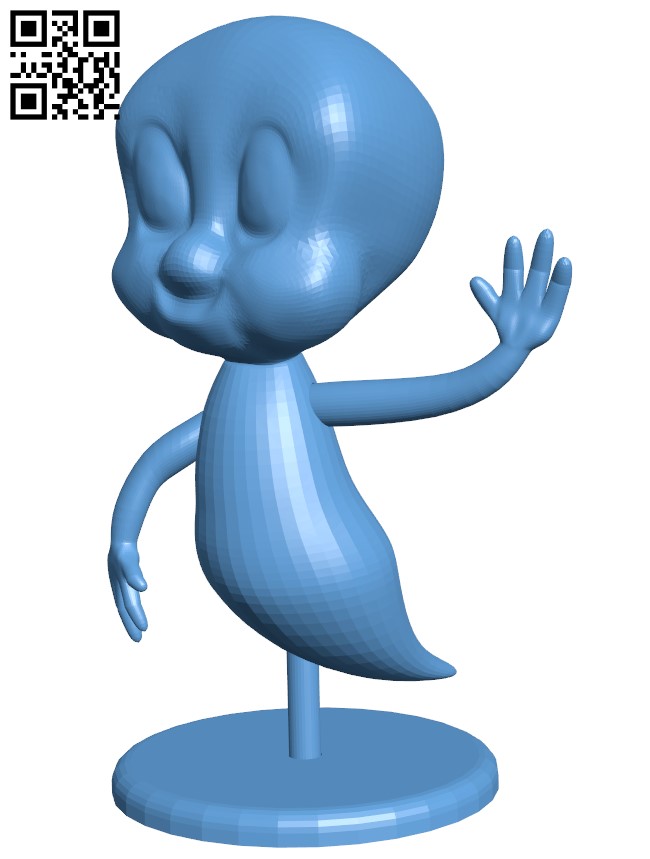 Casper the friendly ghost H009534 file stl free download 3D Model for CNC and 3d printer