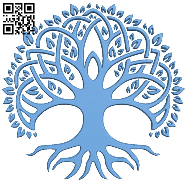 Celtic tree of life T0001805 download free stl files 3d model for CNC wood carving