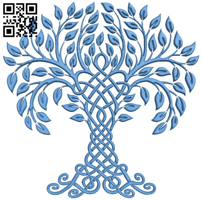 Celtic tree of life T0001806 download free stl files 3d model for CNC wood carving