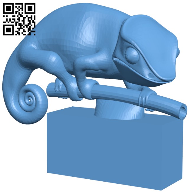 Chameleon - Colour changing nightlight H009509 file stl free download 3D Model for CNC and 3d printer