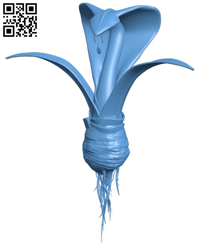 Cobra Plant H009505 file stl free download 3D Model for CNC and 3d printer