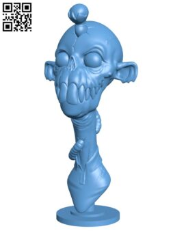 CreatureBox Zombie H009702 file stl free download 3D Model for CNC and 3d printer