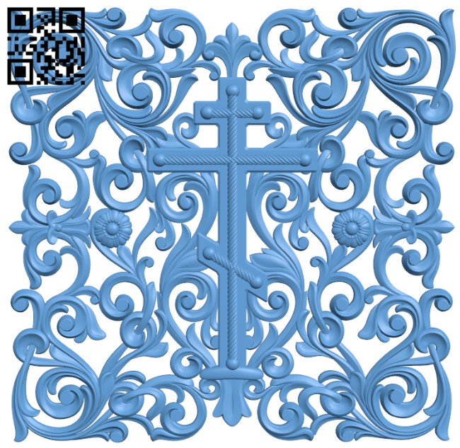 Cross pattern T0001961 download free stl files 3d model for CNC wood carving