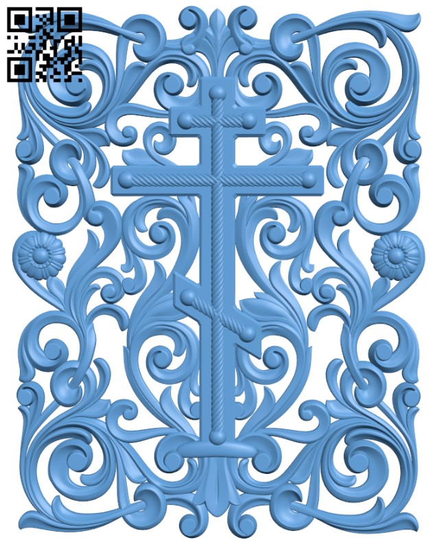 Cross pattern T0001982 download free stl files 3d model for CNC wood carving
