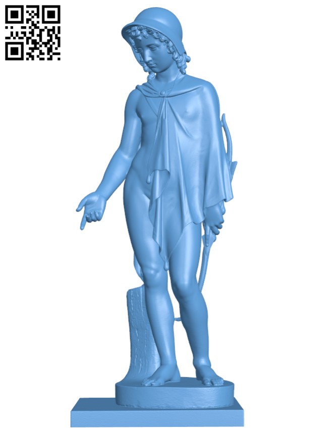 Cupid Disguised As A Shepherd Boy H009591 file stl free download 3D Model for CNC and 3d printer