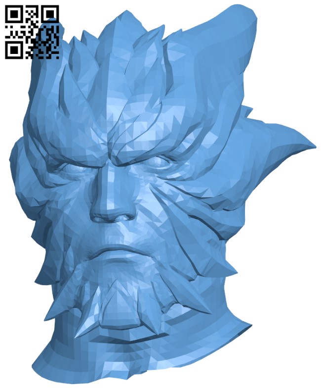 Dante Majin's Head - Devil May Cry H009688 file stl free download 3D Model for CNC and 3d printer