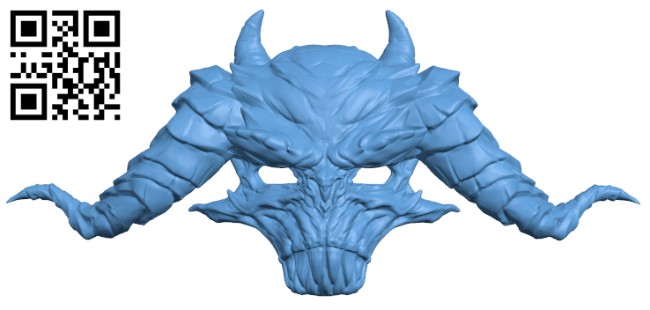 Devil mask H009692 file stl free download 3D Model for CNC and 3d printer
