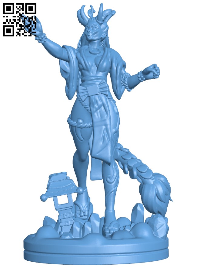 Dongmei - The Sorceress H009519 file stl free download 3D Model for CNC and 3d printer