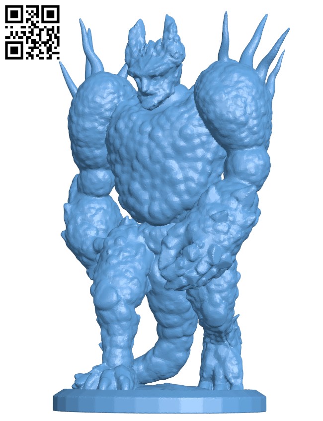 Earth Demon - Gloomhaven Monster H009698 file stl free download 3D Model for CNC and 3d printer