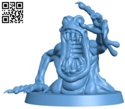 Ectomorph Monster Figure – Wretched Soul H009700 file stl free download 3D Model for CNC and 3d printer