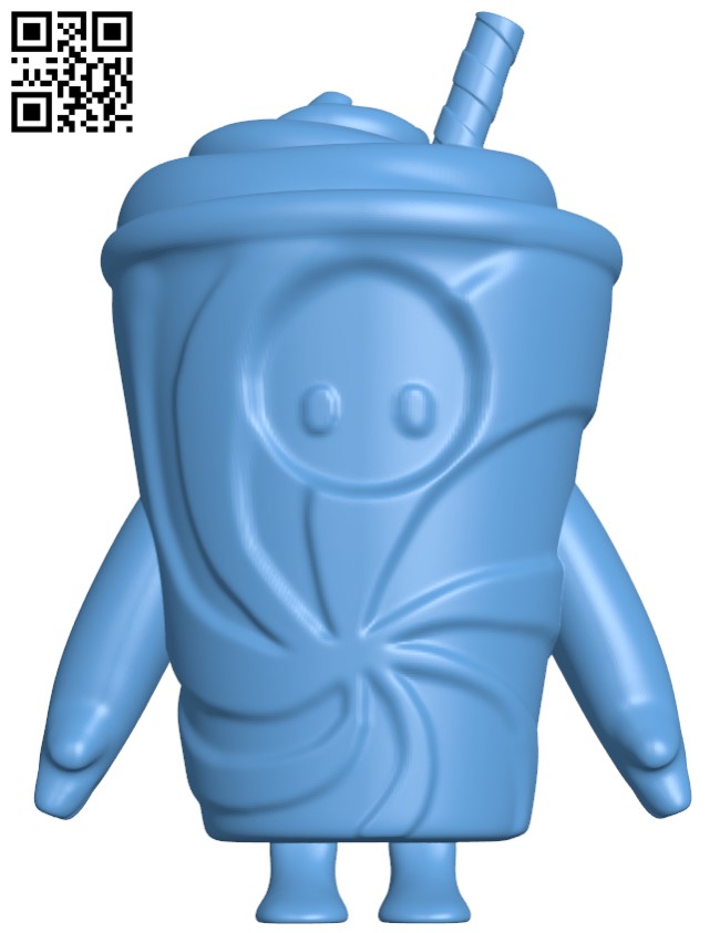 Fall Guys Slushie H009593 file stl free download 3D Model for CNC and 3d printer