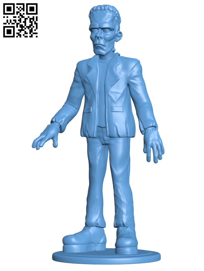 Frankenstein's monster H009547 file stl free download 3D Model for CNC and 3d printer