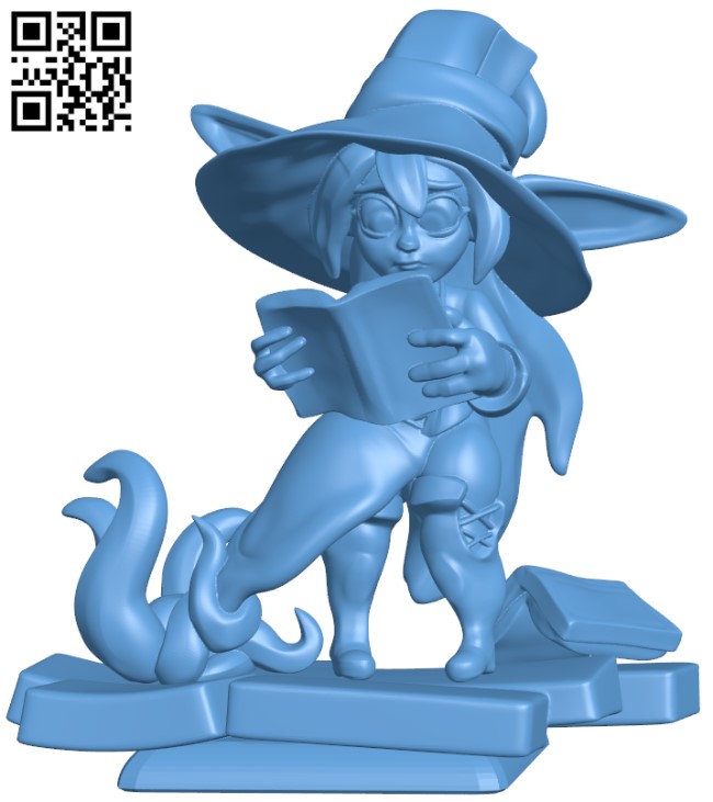 Goblin witch girl H009550 file stl free download 3D Model for CNC and 3d printer