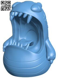 Gurihiru Monster H009709 file stl free download 3D Model for CNC and 3d printer
