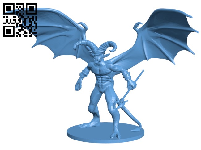 Horned Devil H009712 file stl free download 3D Model for CNC and 3d printer