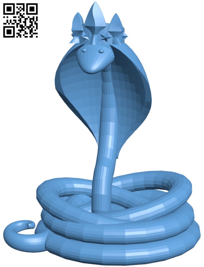 King Cobra H009555 file stl free download 3D Model for CNC and 3d printer
