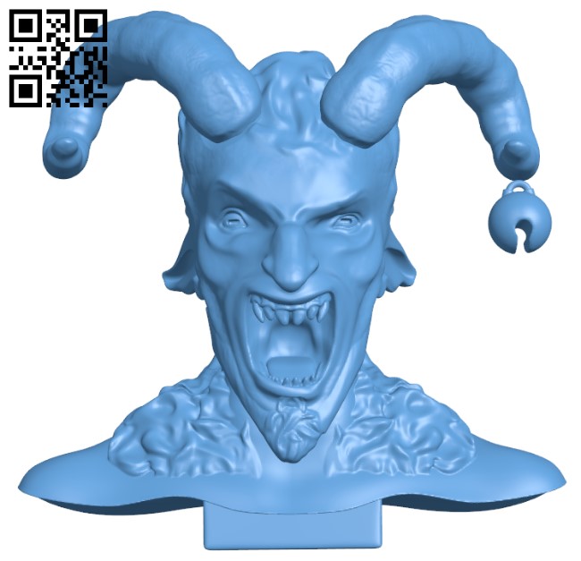 Krampus bust H009720 file stl free download 3D Model for CNC and 3d printer