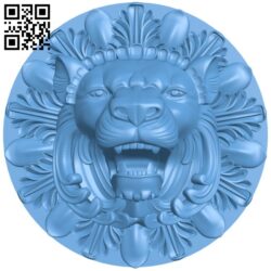 Lion head pattern T0001984 download free stl files 3d model for CNC wood carving
