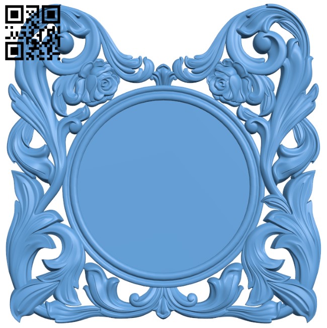 Mirror frame pattern T0001904 download free stl files 3d model for CNC wood carving
