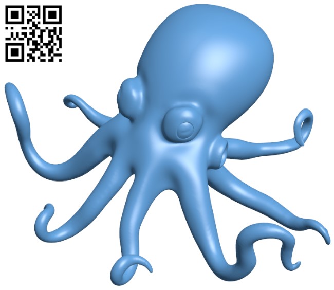 Octopus H009485 file stl free download 3D Model for CNC and 3d printer