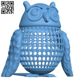 Owl bookend coin bank H009601 file stl free download 3D Model for CNC and 3d printer