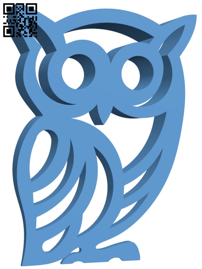 Owl door stop H009602 file stl free download 3D Model for CNC and 3d printer