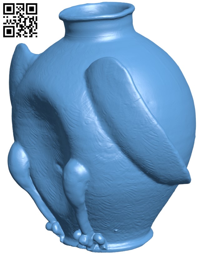 Owl jug H009604 file stl free download 3D Model for CNC and 3d printer