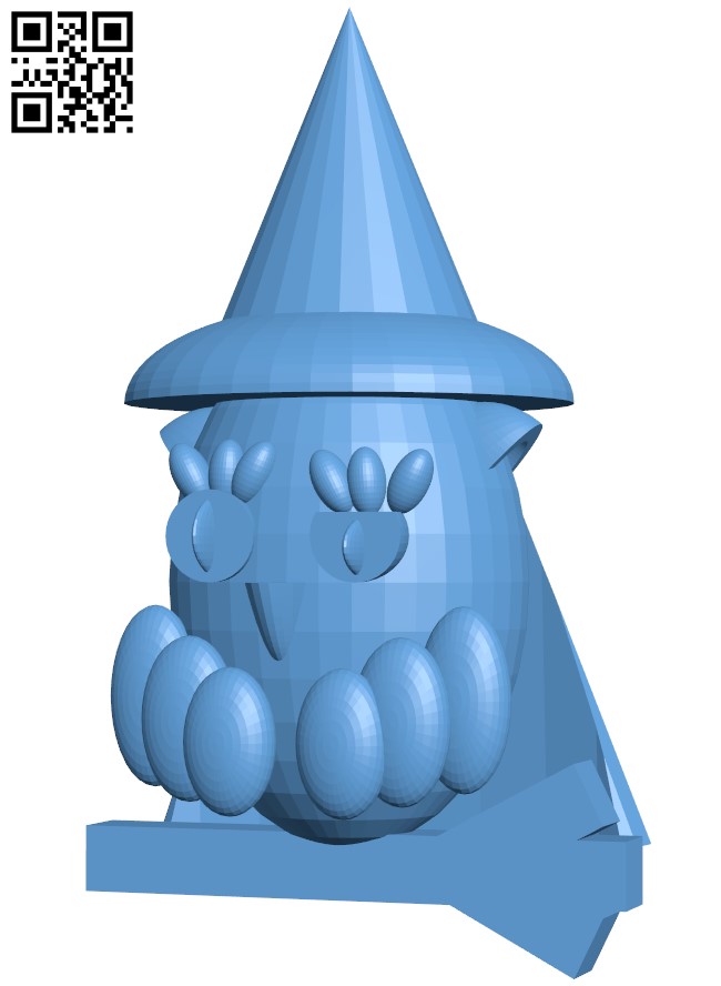 Owl witch H009605 file stl free download 3D Model for CNC and 3d printer