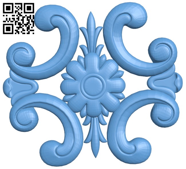 Pattern decor design T0001958 download free stl files 3d model for CNC wood carving