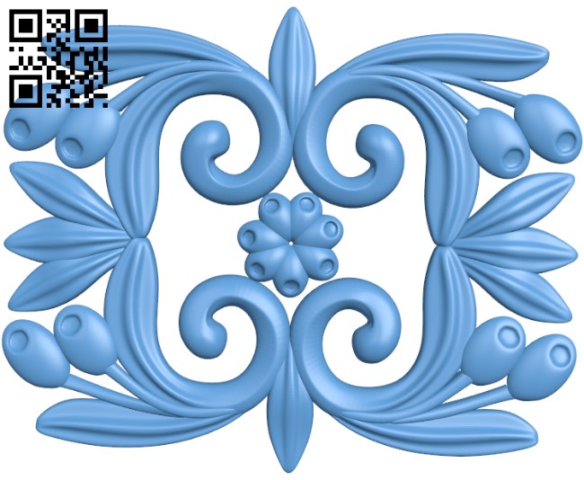 Pattern decor design T0001990 download free stl files 3d model for CNC wood carving