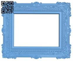 Picture frame or mirror T0001780 download free stl files 3d model for CNC wood carving