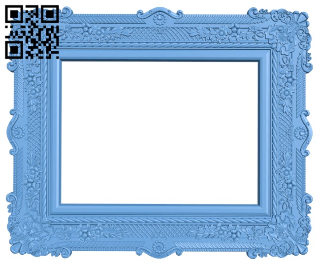 Picture frame or mirror T0001780 download free stl files 3d model for CNC wood carving