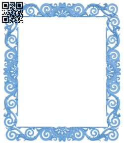 Picture frame or mirror T0001912 download free stl files 3d model for CNC wood carving