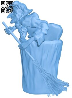 Pictures of the witch T0001836 download free stl files 3d model for CNC wood carving