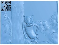 Pictures in the cartoon wolf T0001852 download free stl files 3d model for CNC wood carving
