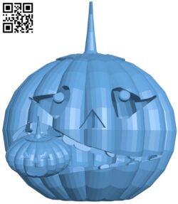 Pumpkin candy basket H009612 file stl free download 3D Model for CNC and 3d printer