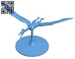 Quetsalcoatlus – Dinosaurs H009620 file stl free download 3D Model for CNC and 3d printer