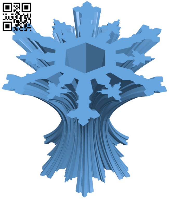 Snowflake H009452 file stl free download 3D Model for CNC and 3d printer