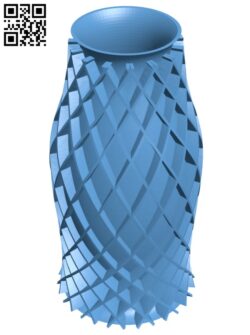 Squared vase H009460 file stl free download 3D Model for CNC and 3d printer
