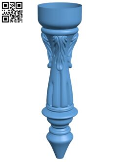 Table legs and chairs T0001814 download free stl files 3d model for CNC wood carving