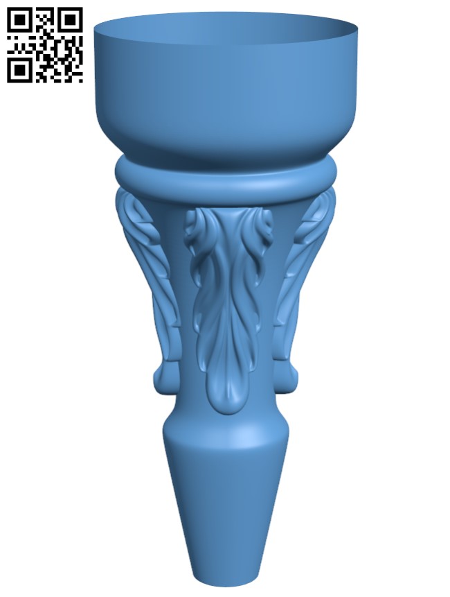 Table legs and chairs T0001815 download free stl files 3d model for CNC wood carving
